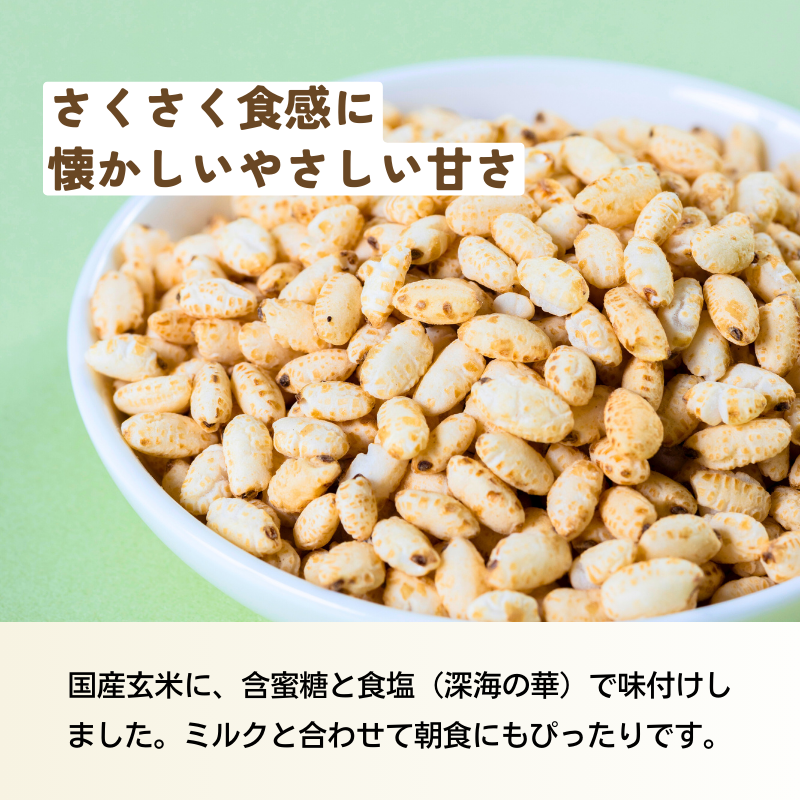 無添加 玄米ぽん 10個