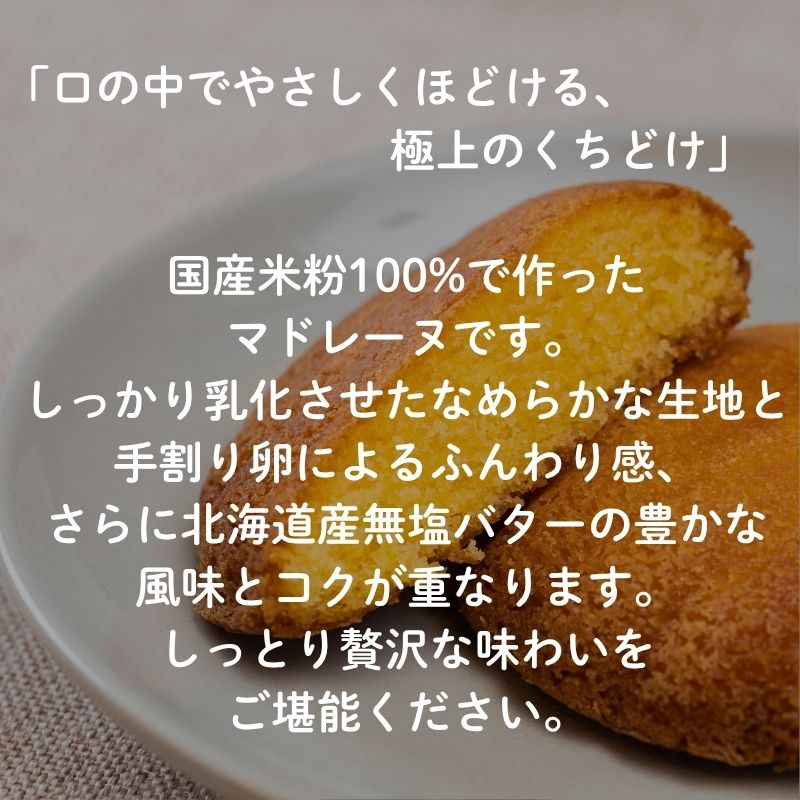 プラスフリー 米粉マドレーヌ