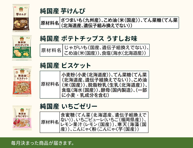 [定期便] 卵なしセット