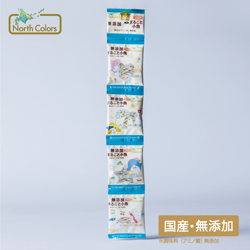 無添加 まるごと小魚（4連） 6個または12個セット: 6個 (2,400円)