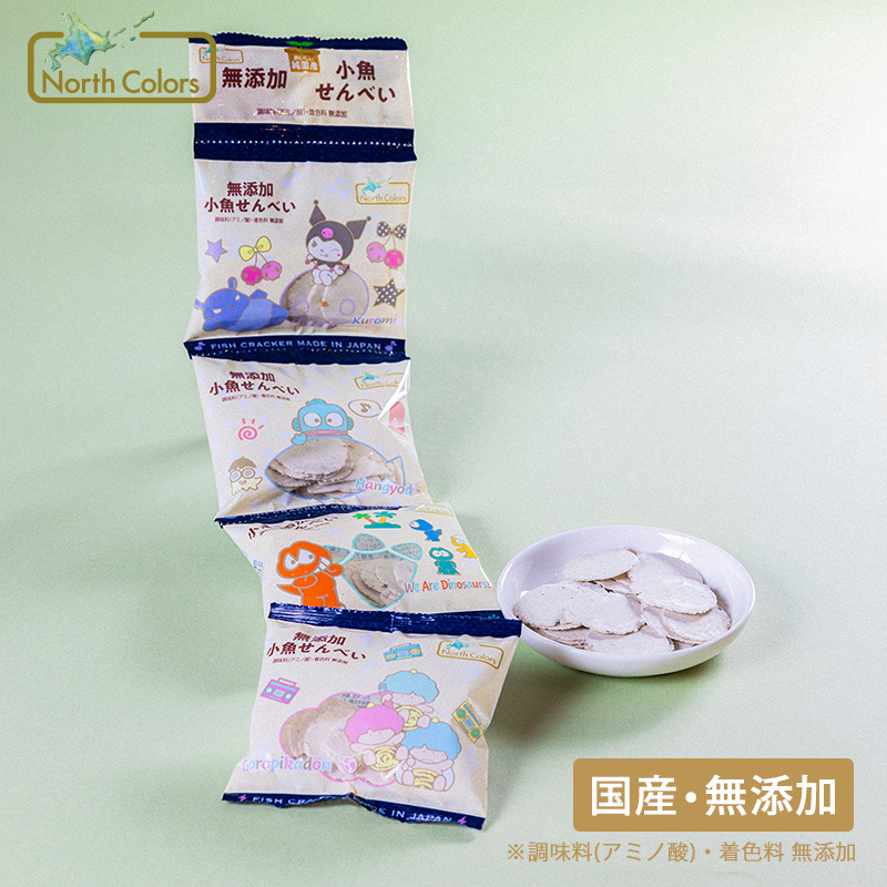 無添加 小魚せんべい（4連）  6個または12個セット: 6個 (2,400円)