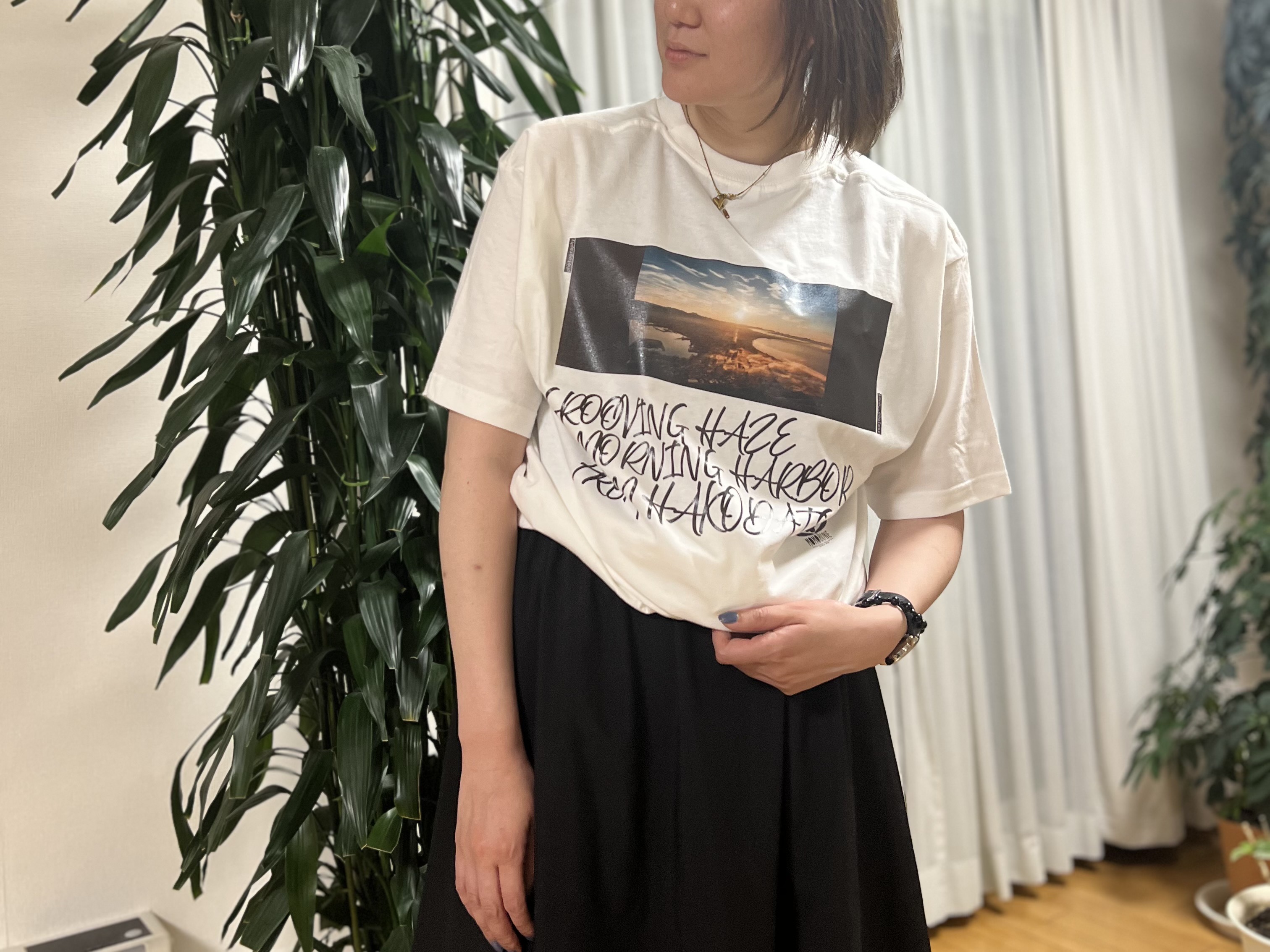 ODAJIMA Tシャツ【朝靄】 サイズ: XL