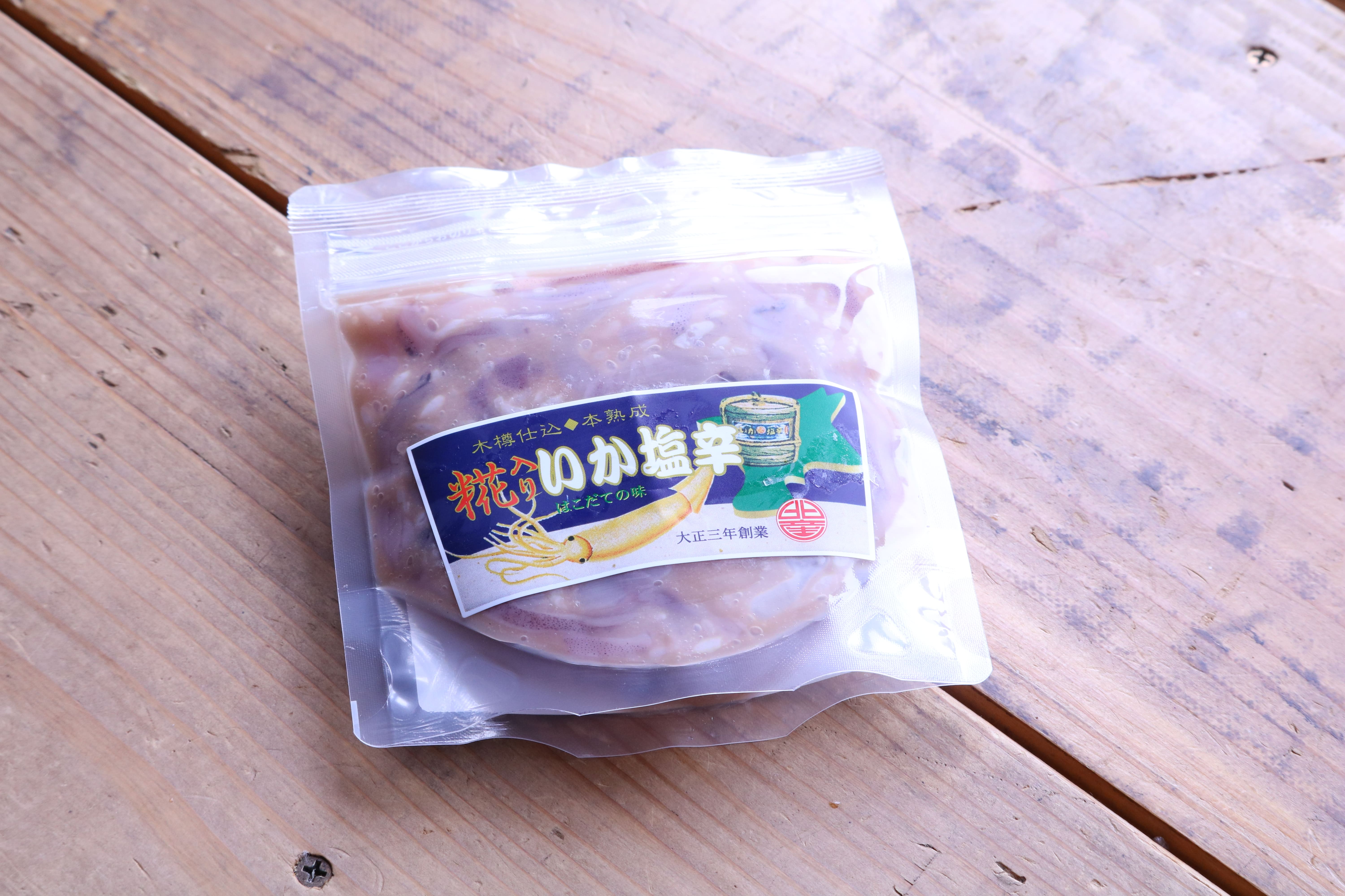 特製糀入いか塩辛木樽仕込 90g