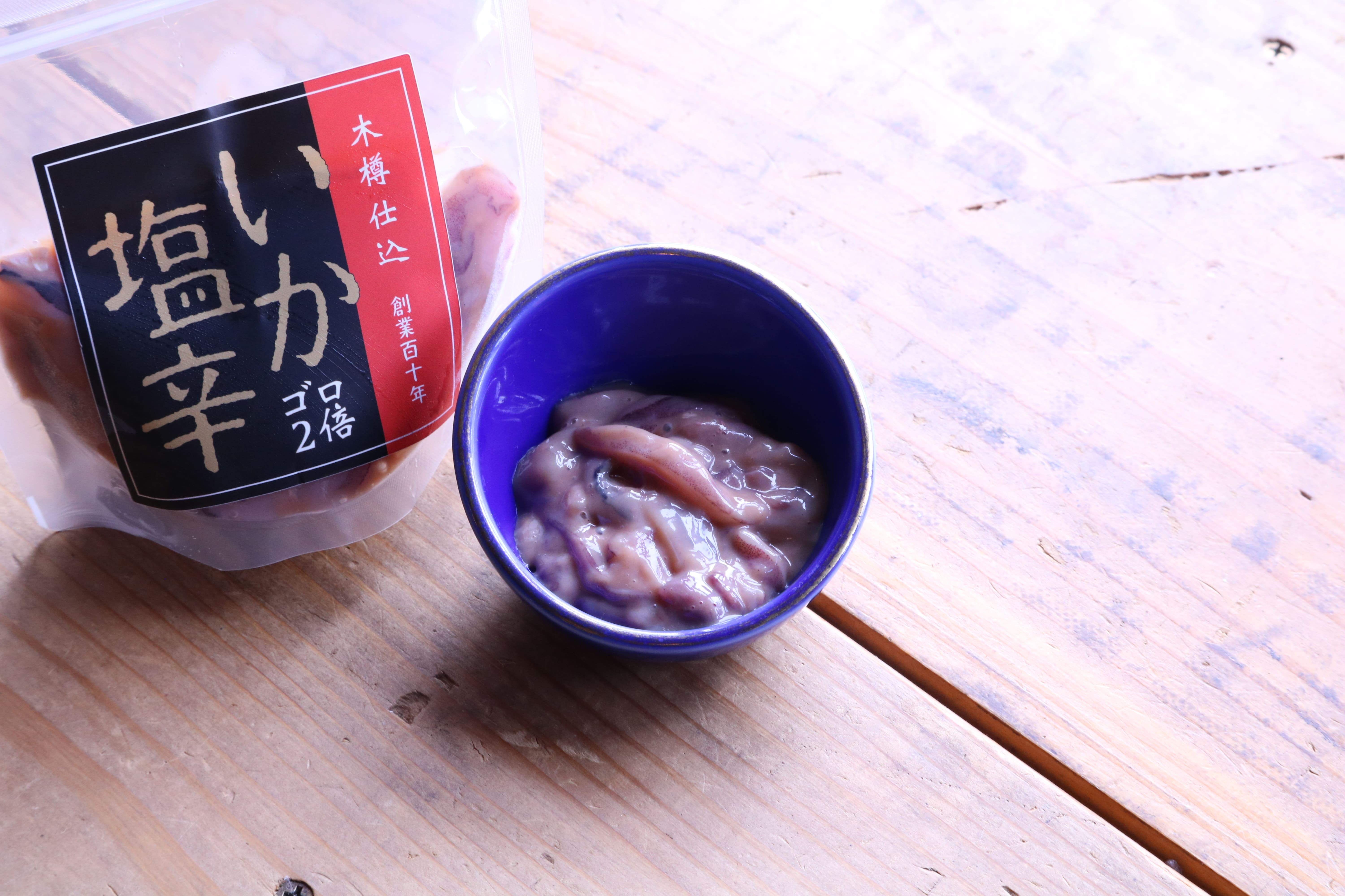 ゴロ2倍木樽いか塩辛 90g
