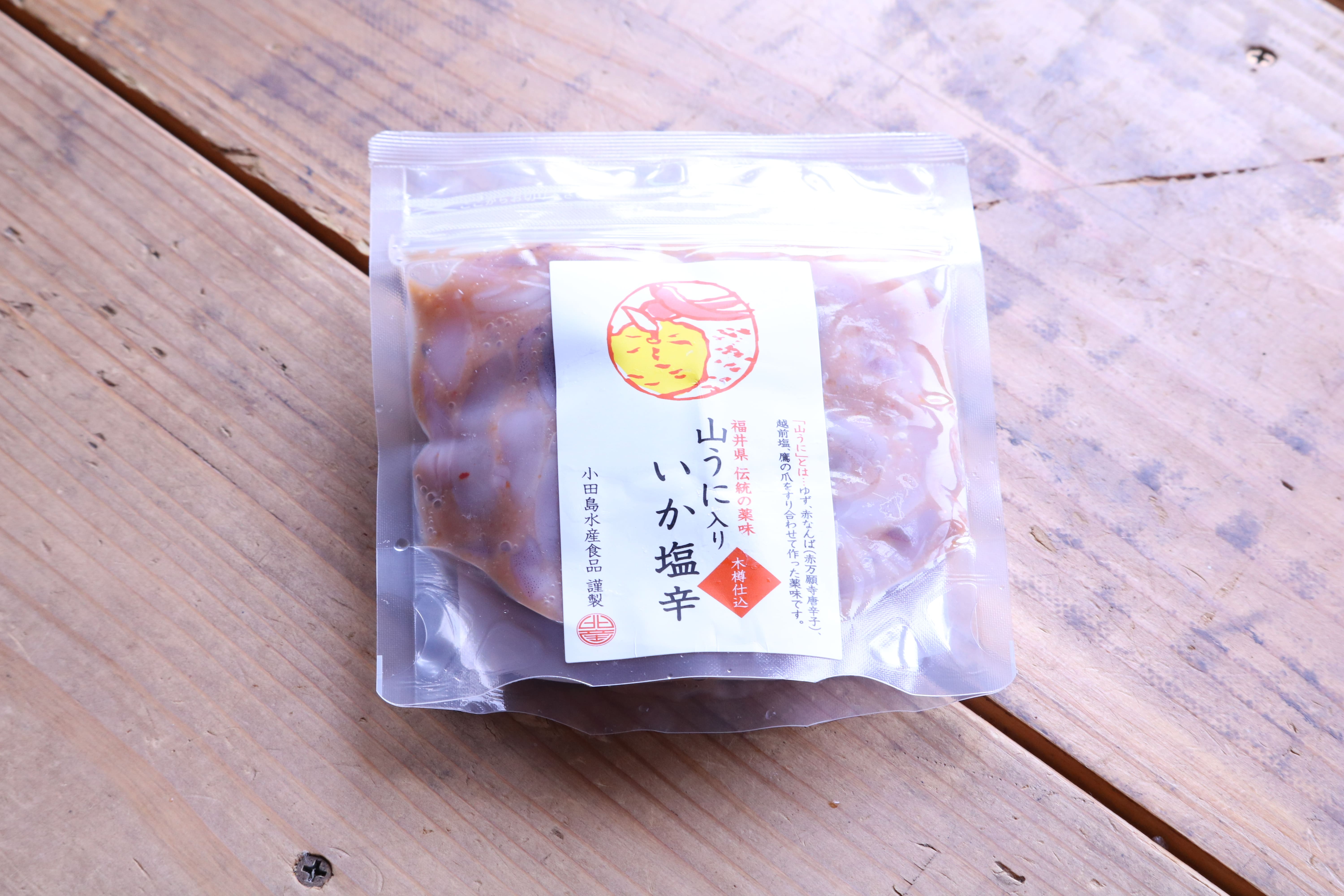木樽仕込み 山うに入塩辛  90g