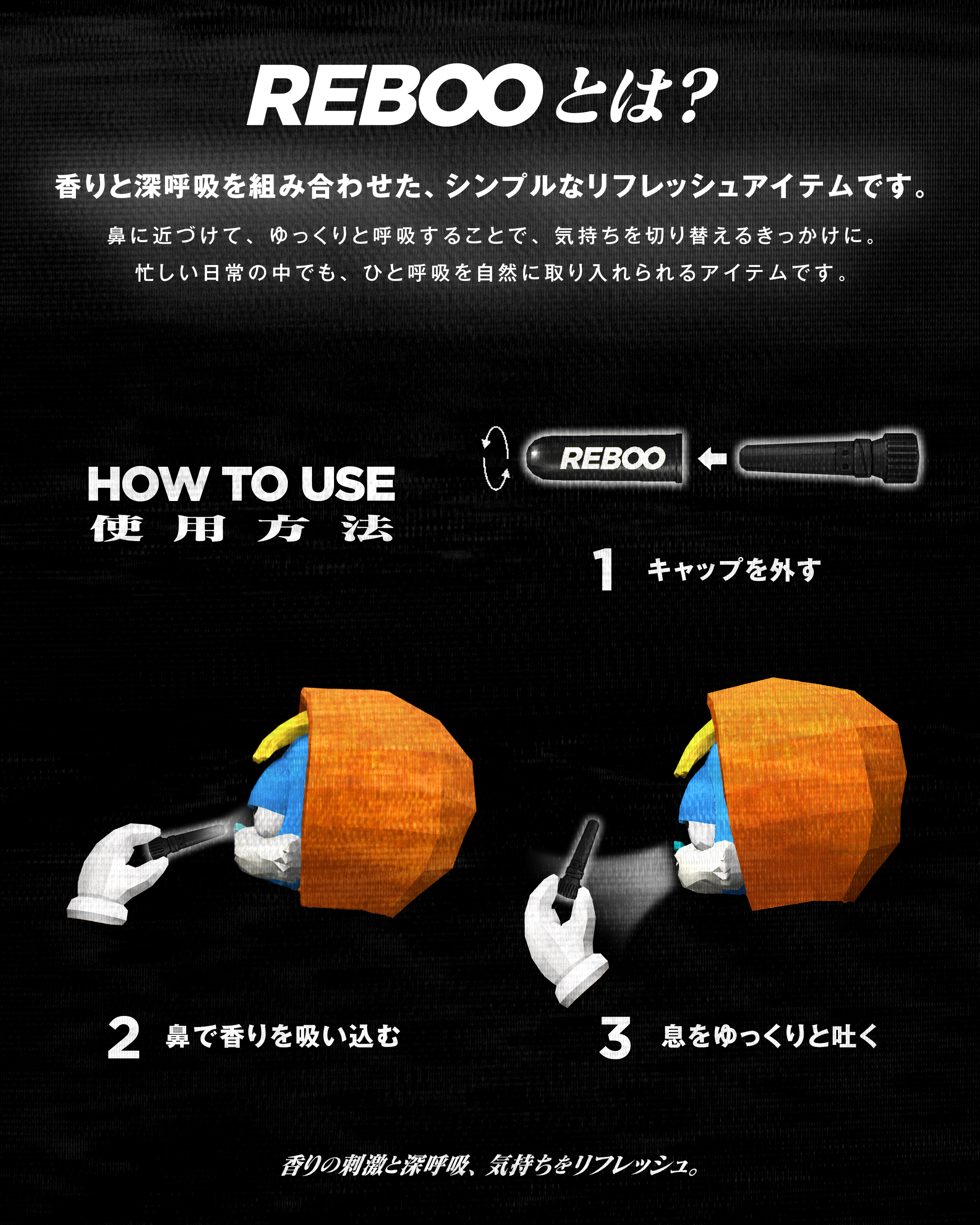 REBOOとは？と使用方法3ステップの画像