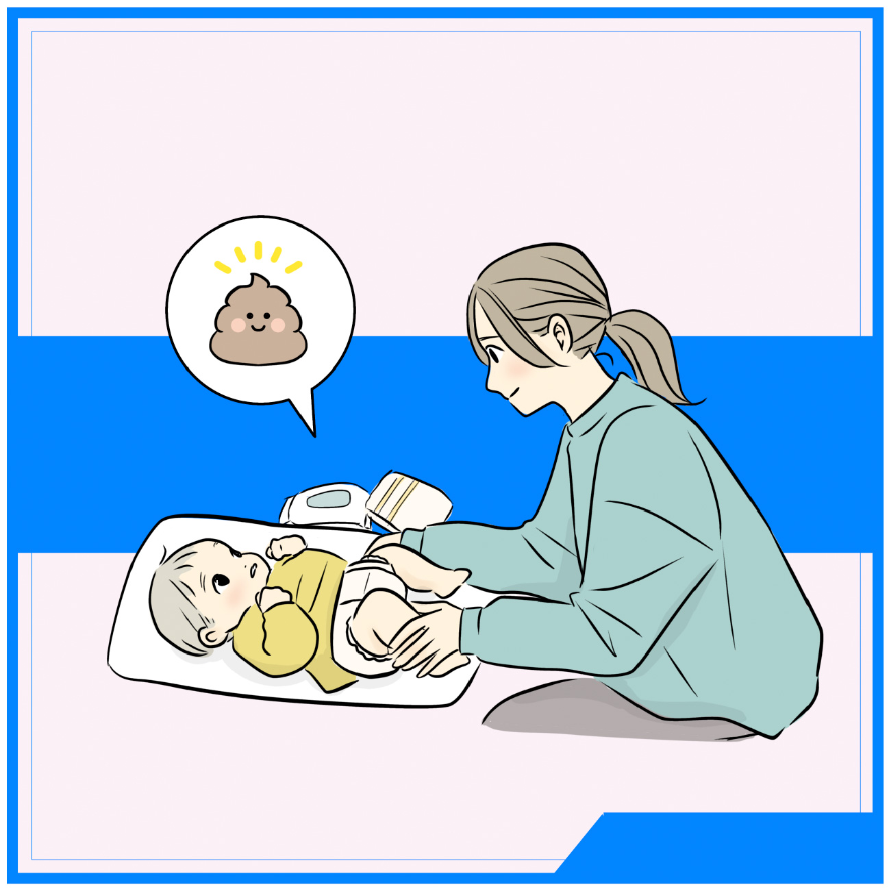 赤ちゃんの健康を理解するには、赤ちゃんのうんちを要チェック
