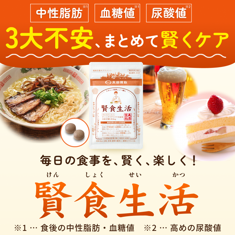 【定期】賢食生活　30日分（60粒）