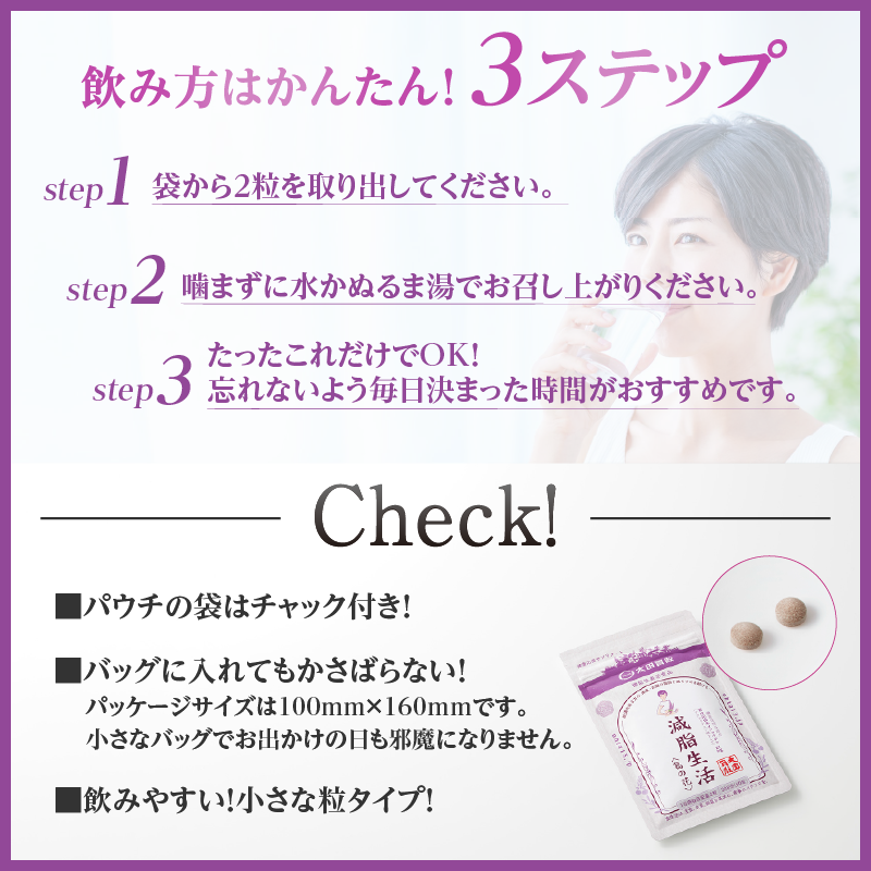 減脂生活＜葛の花＞　30日分（60粒）