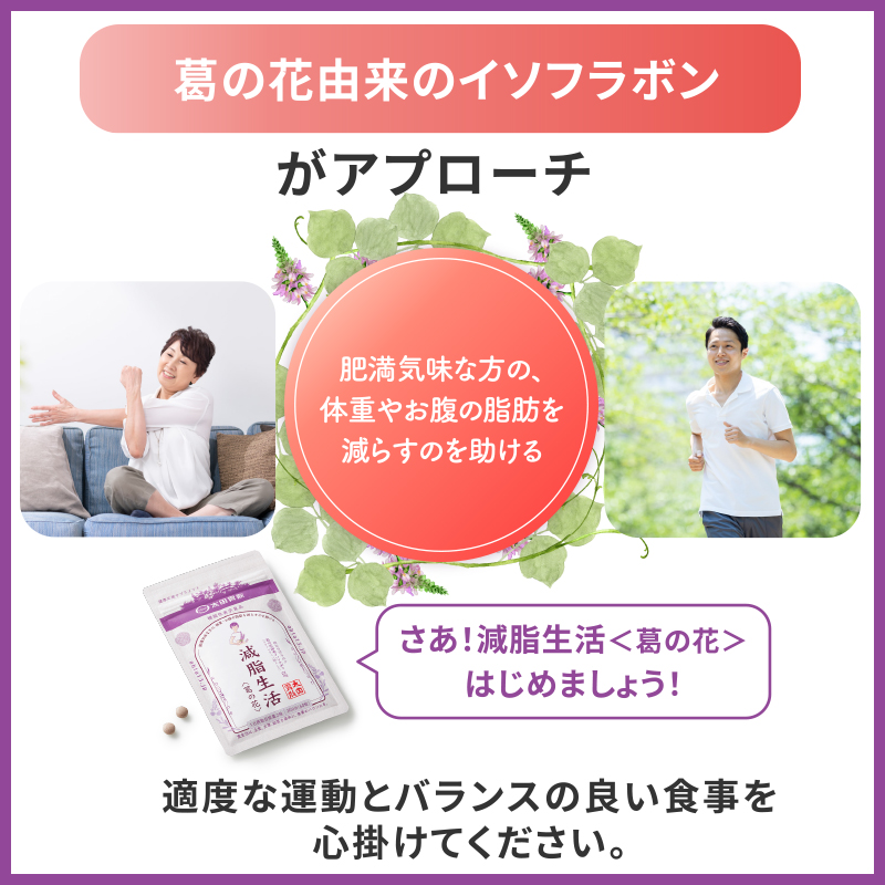 減脂生活＜葛の花＞　30日分（60粒）