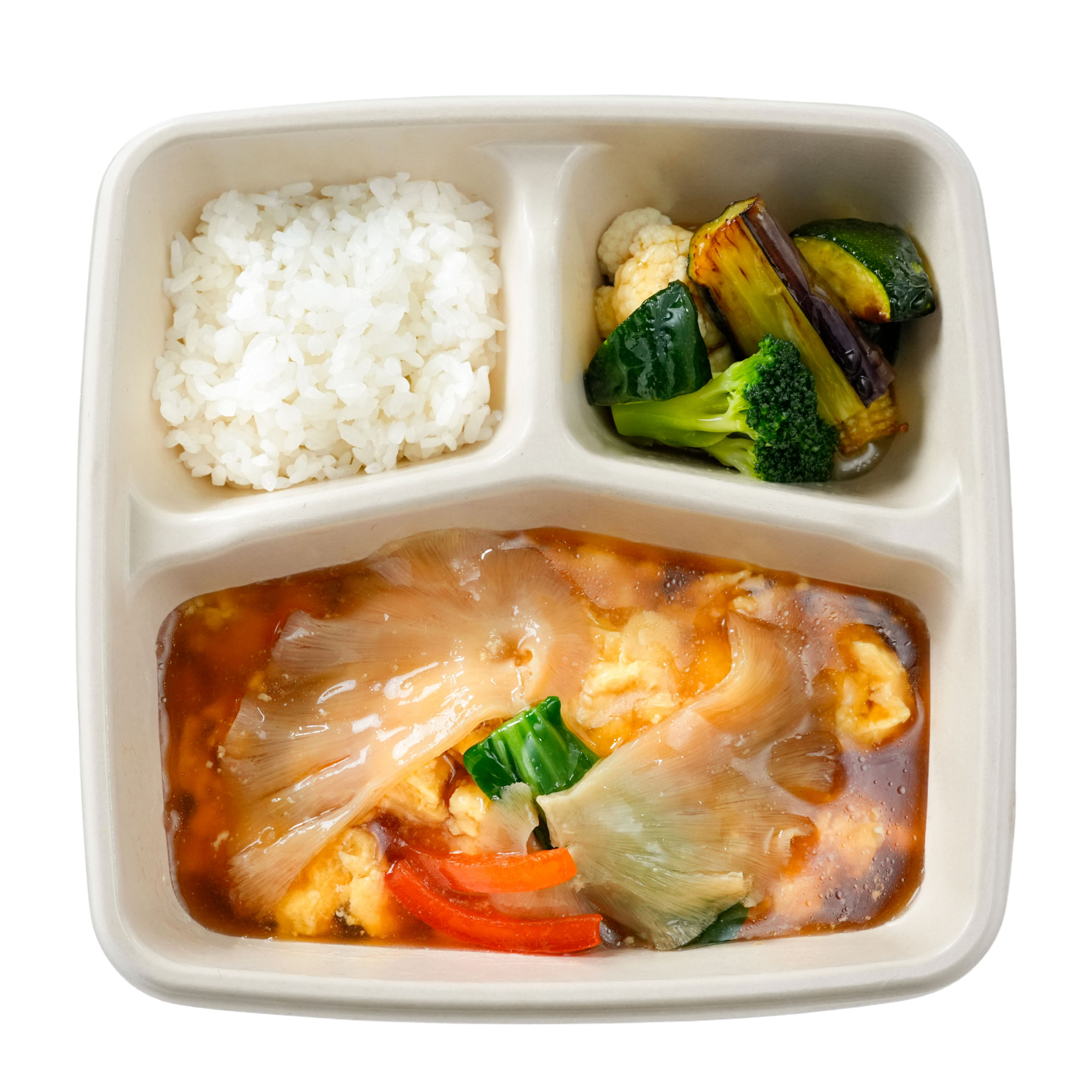 気仙沼贅沢フカヒレとじ卵弁当