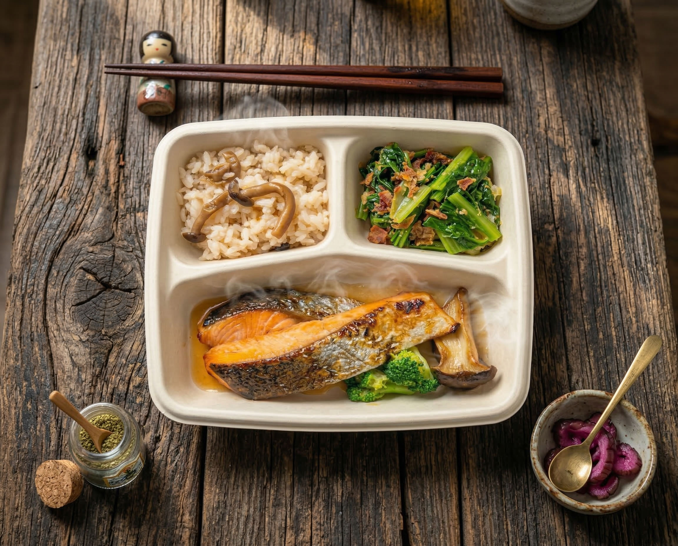 厳選国産銀鮭の西京味噌焼き弁当