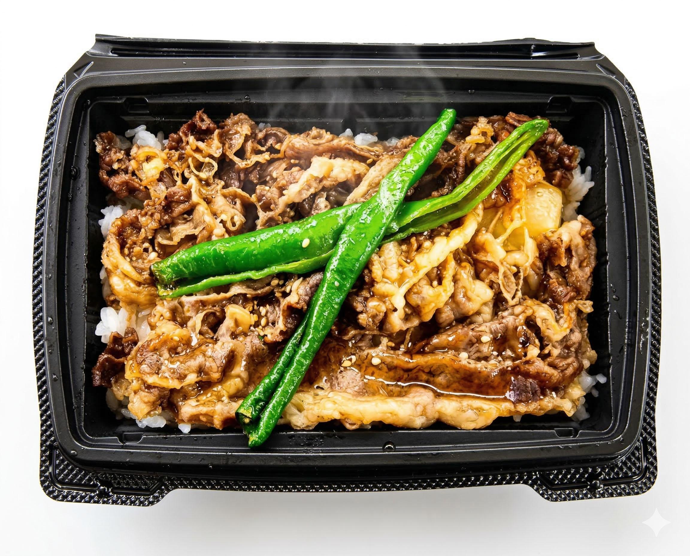 国産黒毛和牛特製たれ すき焼き重