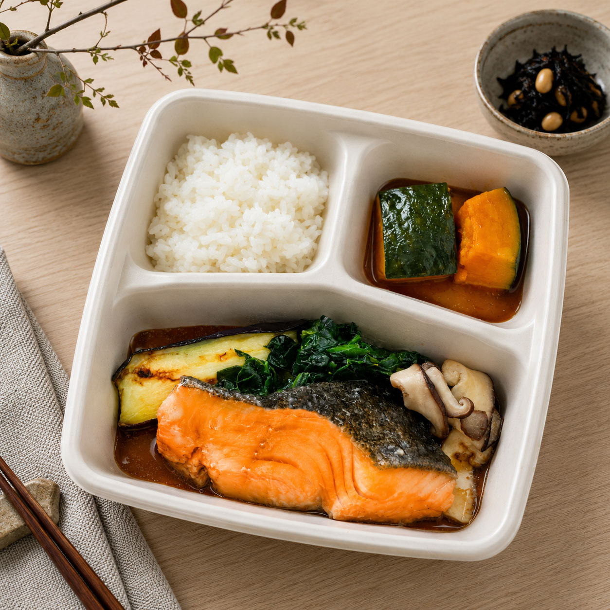 銀だらの旨み煮付け弁当