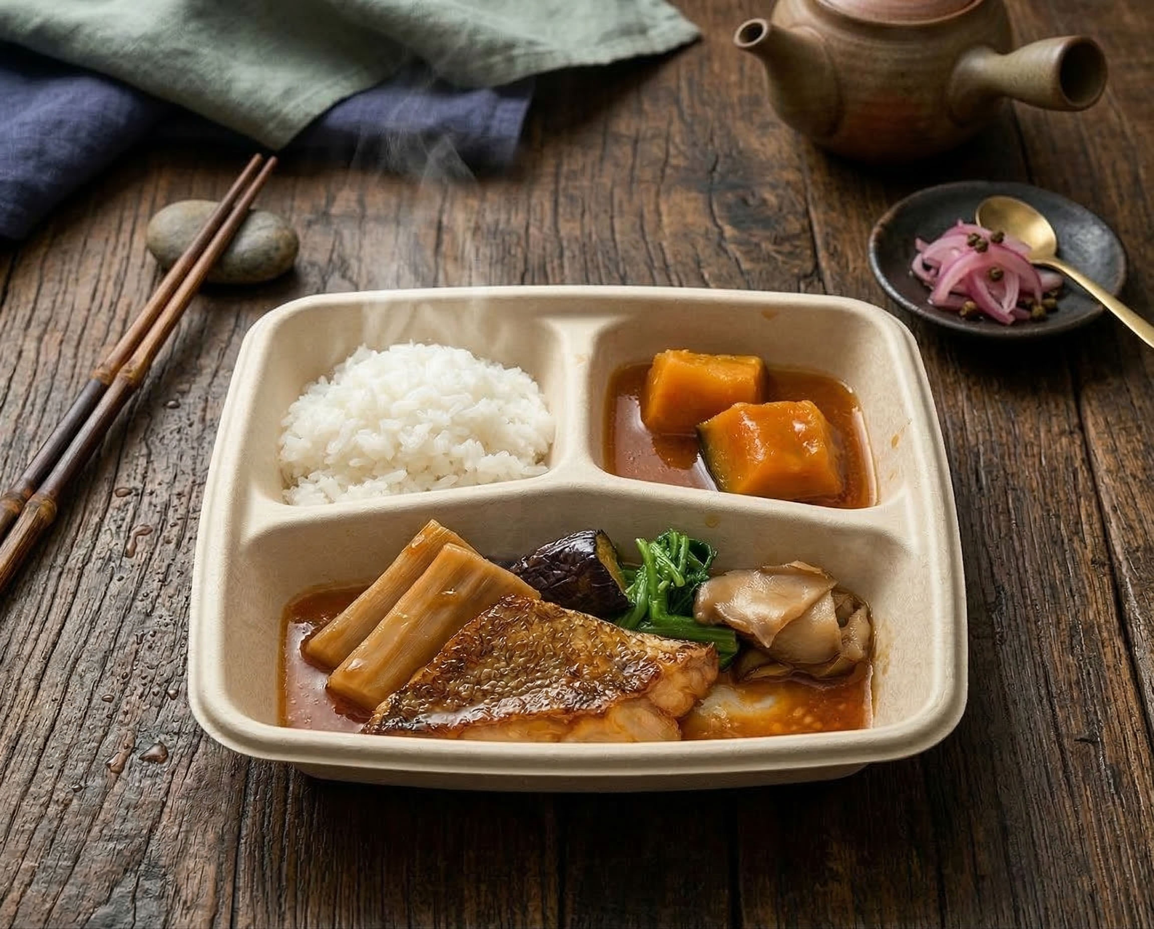 銀だらの旨み煮付け弁当