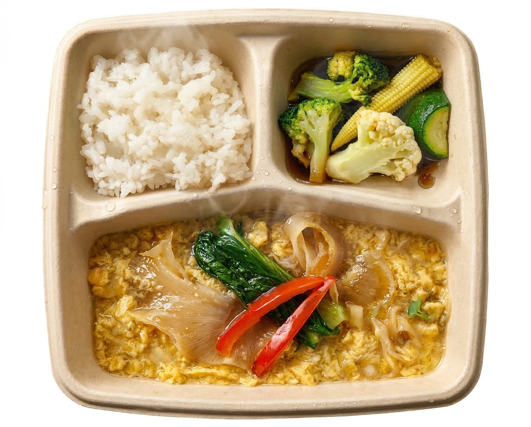 気仙沼贅沢フカヒレとじ卵弁当