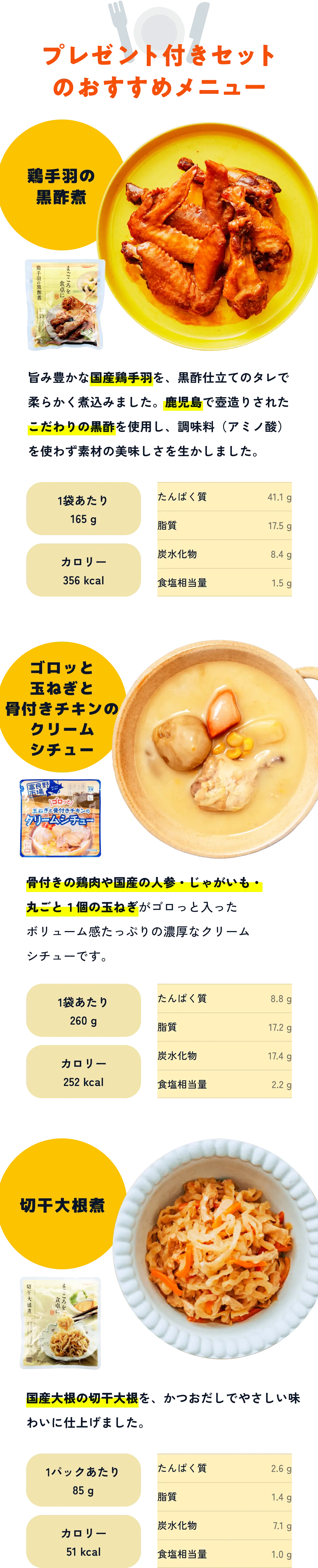 メニュー