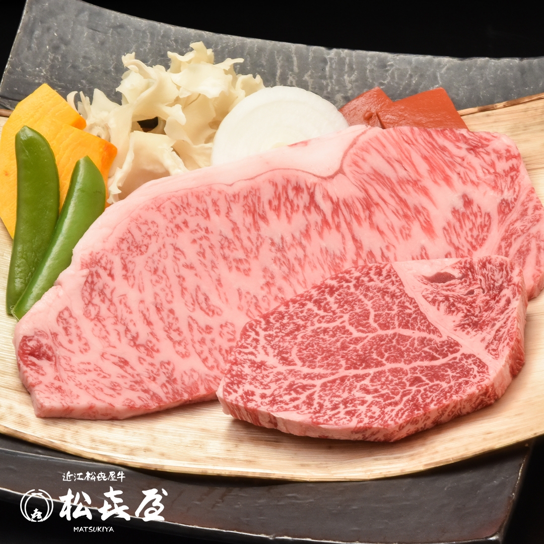 近江牛贅沢ステーキ 父の日セット［お届け指定不可］