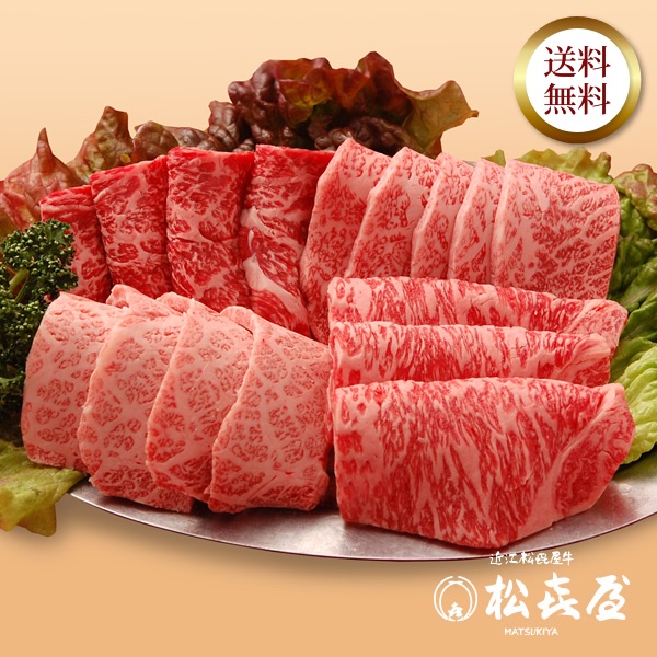 <バーベキューセット> 近江牛肉 4人用美食プラン 400g