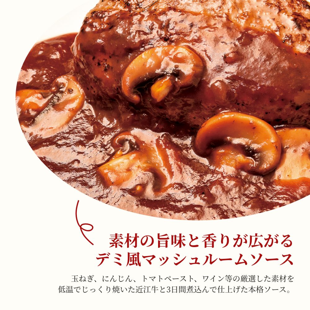 老舗のハンバーグ 詰め合わせセット（各1 計2個入り）