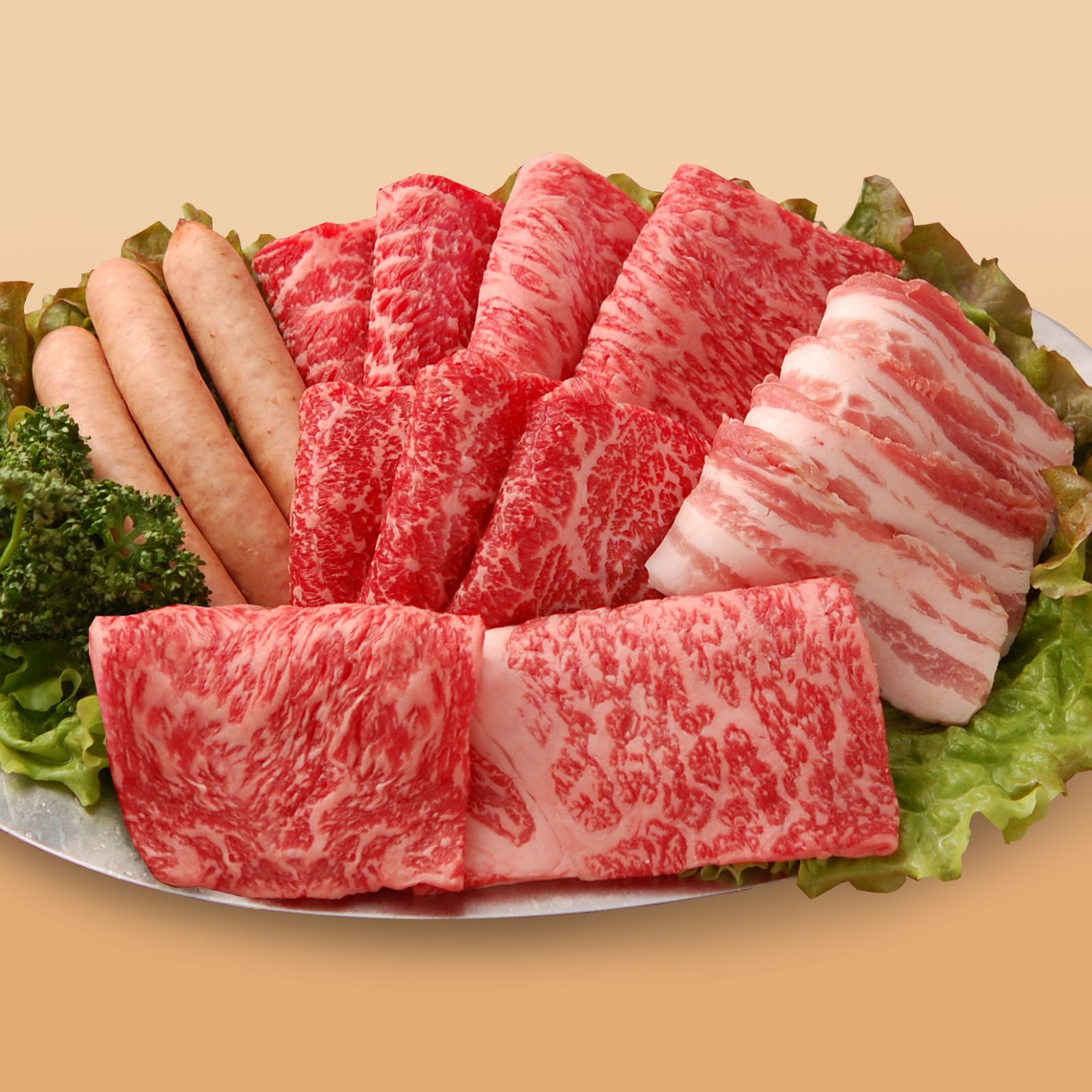<バーベキューセット> 近江牛 3人用プラン 420g
