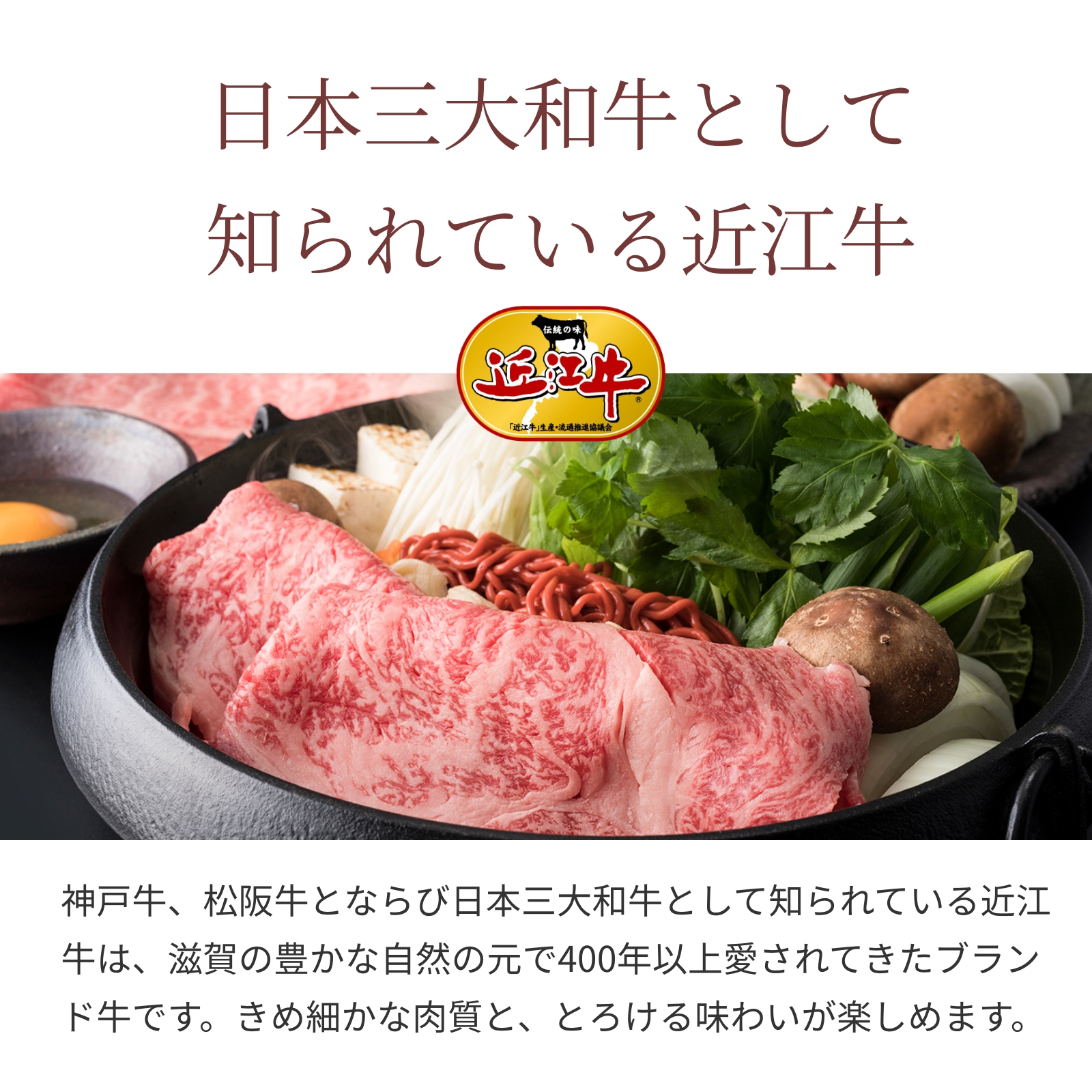 近江牛 一頭使い切り落とし 1kg (約5〜7人前)