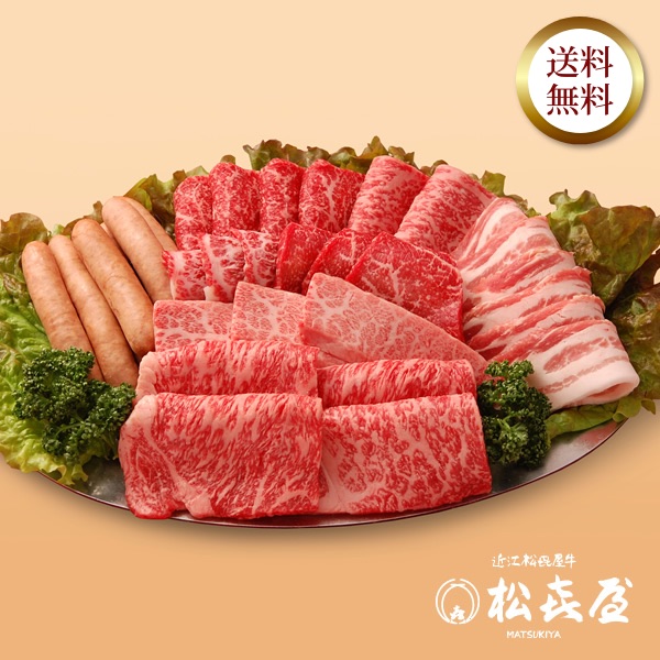 <バーベキューセット> 近江牛肉 6人用プラン 850g