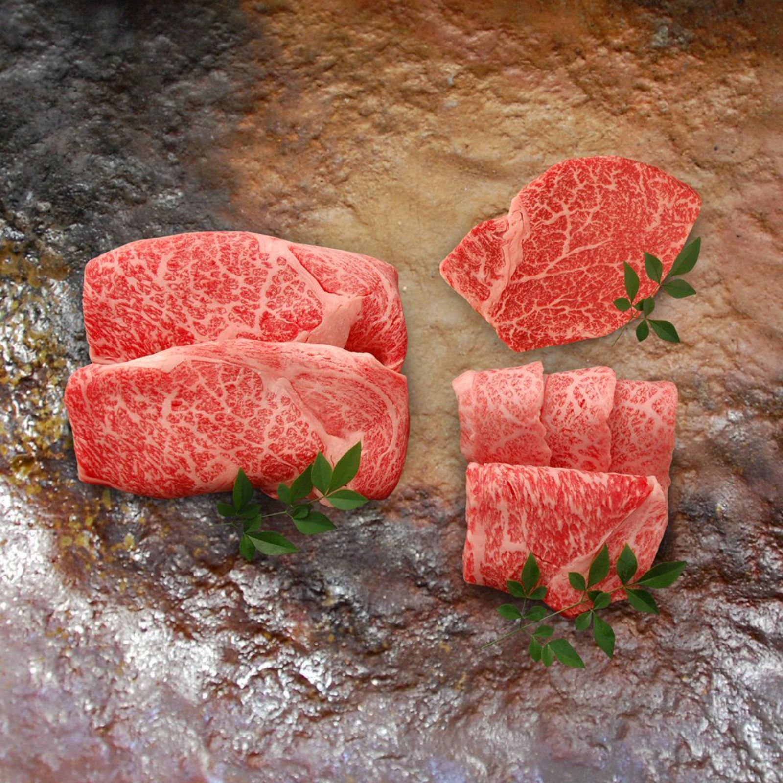 スーパープレミアムギフト 近江牛 至極上ステーキ、すきしゃぶ、あみ焼き食べつくしセット 松