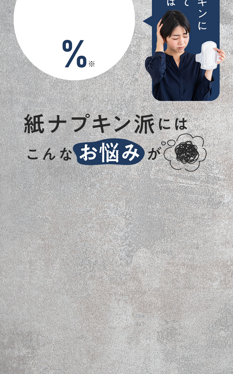 生理用品みんな、何を使ってる？紙ナプキン？それってベストな選択？そんなお悩みには、一枚で快適に過ごせるTSUKIOBI