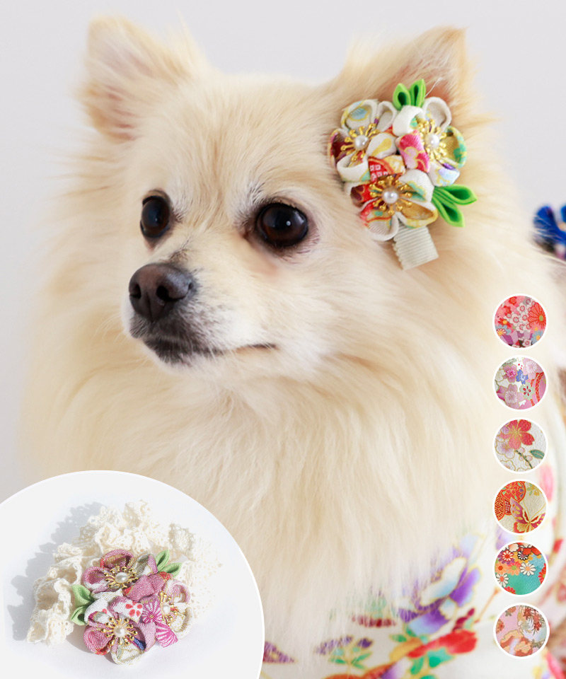 ＼まとめ買いでオトク／つまみ細工 ヘアアクセサリー【お宮参り・ひな祭りに】【メール便可】[M便 2/6]