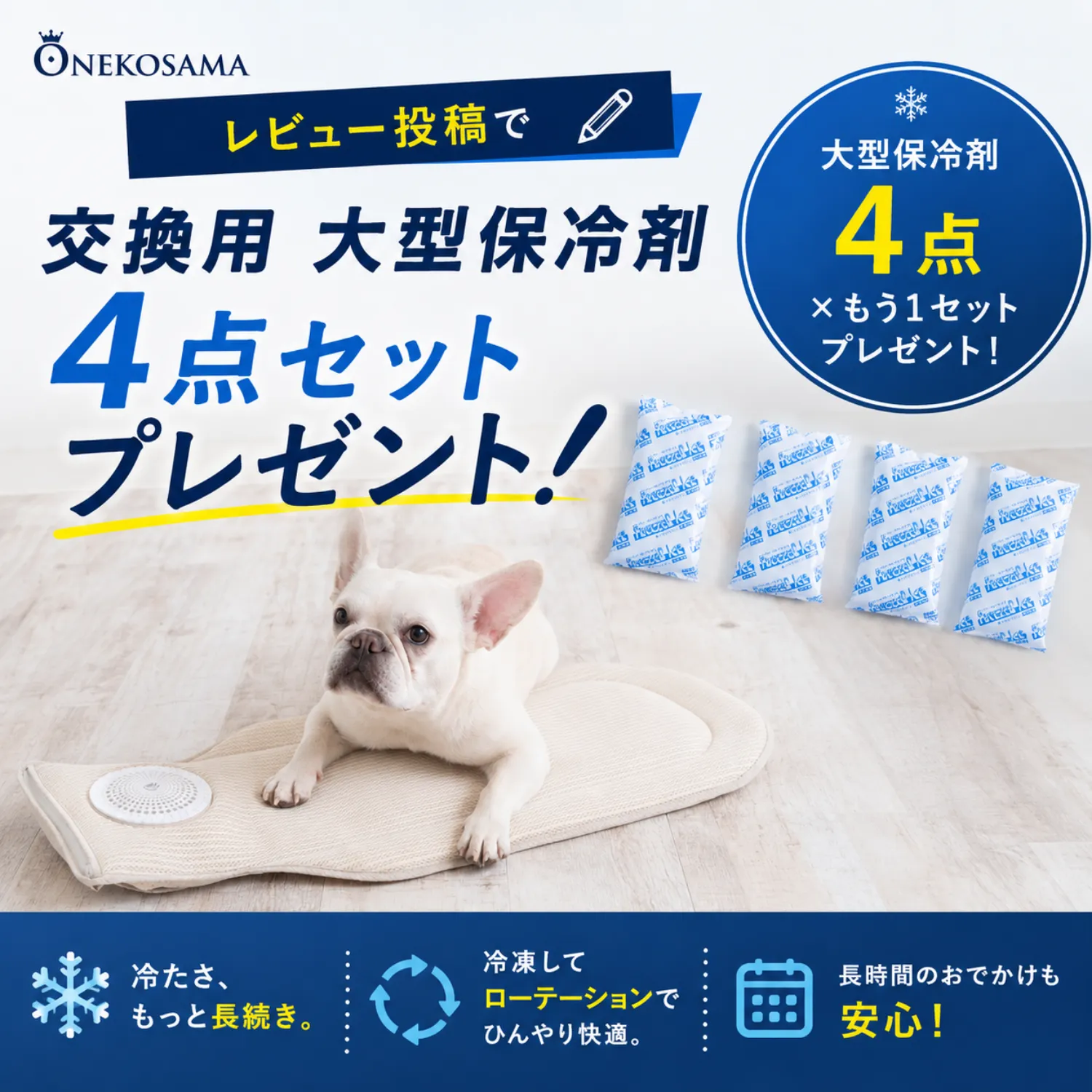 空調クールマット レビュー投稿キャンペーン