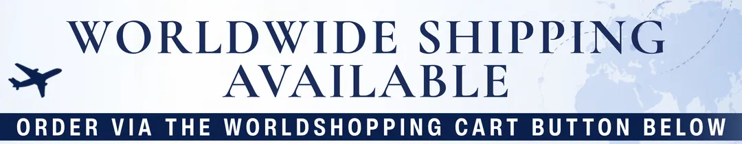 Worldwide Shipping Available — Order via the WorldShopping cart button below.