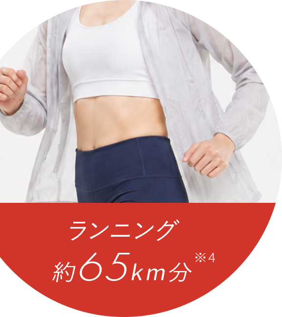ランニング約6.5km分