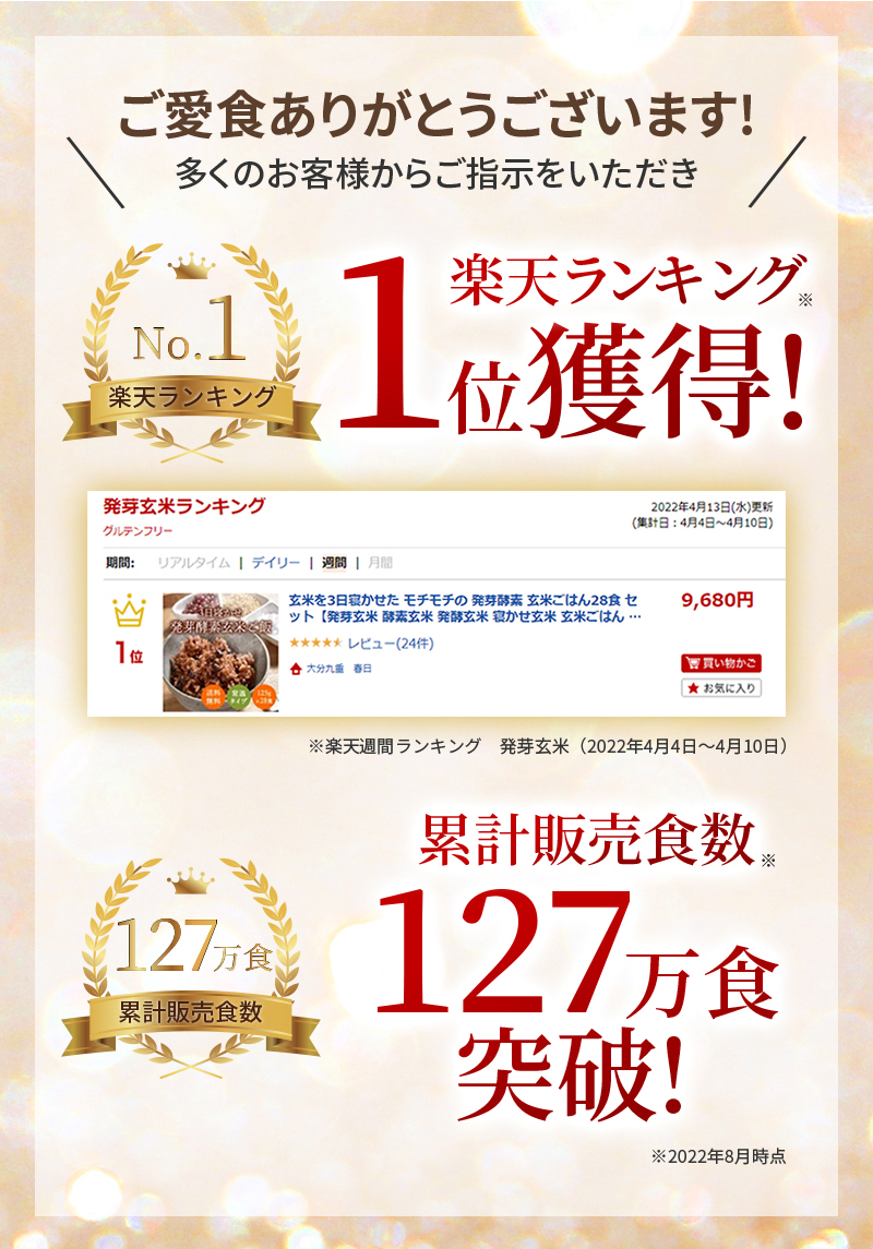 25%OFF 【1ヶ月毎30食 年間購入コース】３日寝かせ発芽酵素玄米ご飯