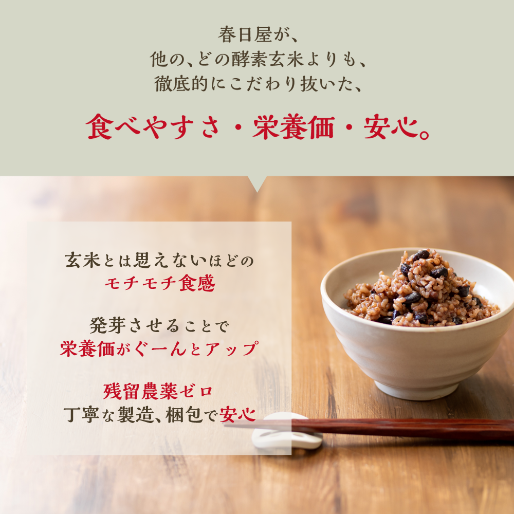【1000円お試しセット】3日寝かせ発芽酵素玄米 3食お試しセット