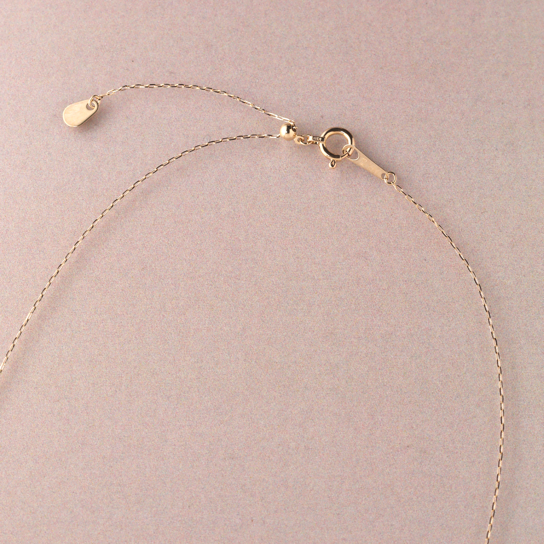 K18 YG サファイア ネックレス N-77