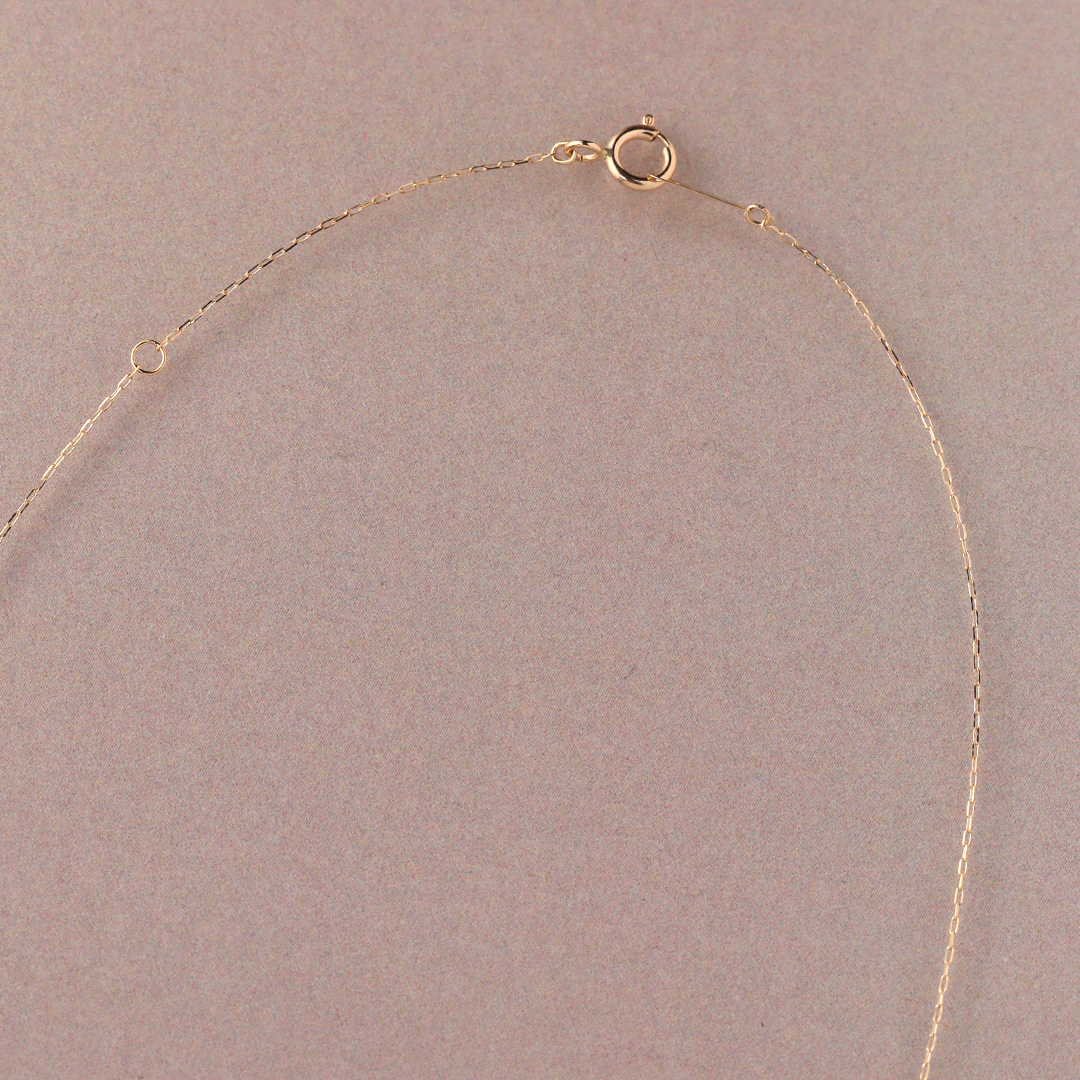 K18 YG ダイヤ ネックレス N-81