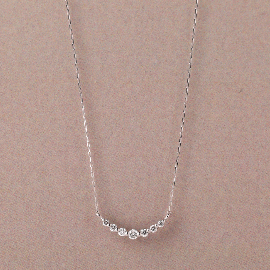 PT900 ダイヤ ネックレス N-72