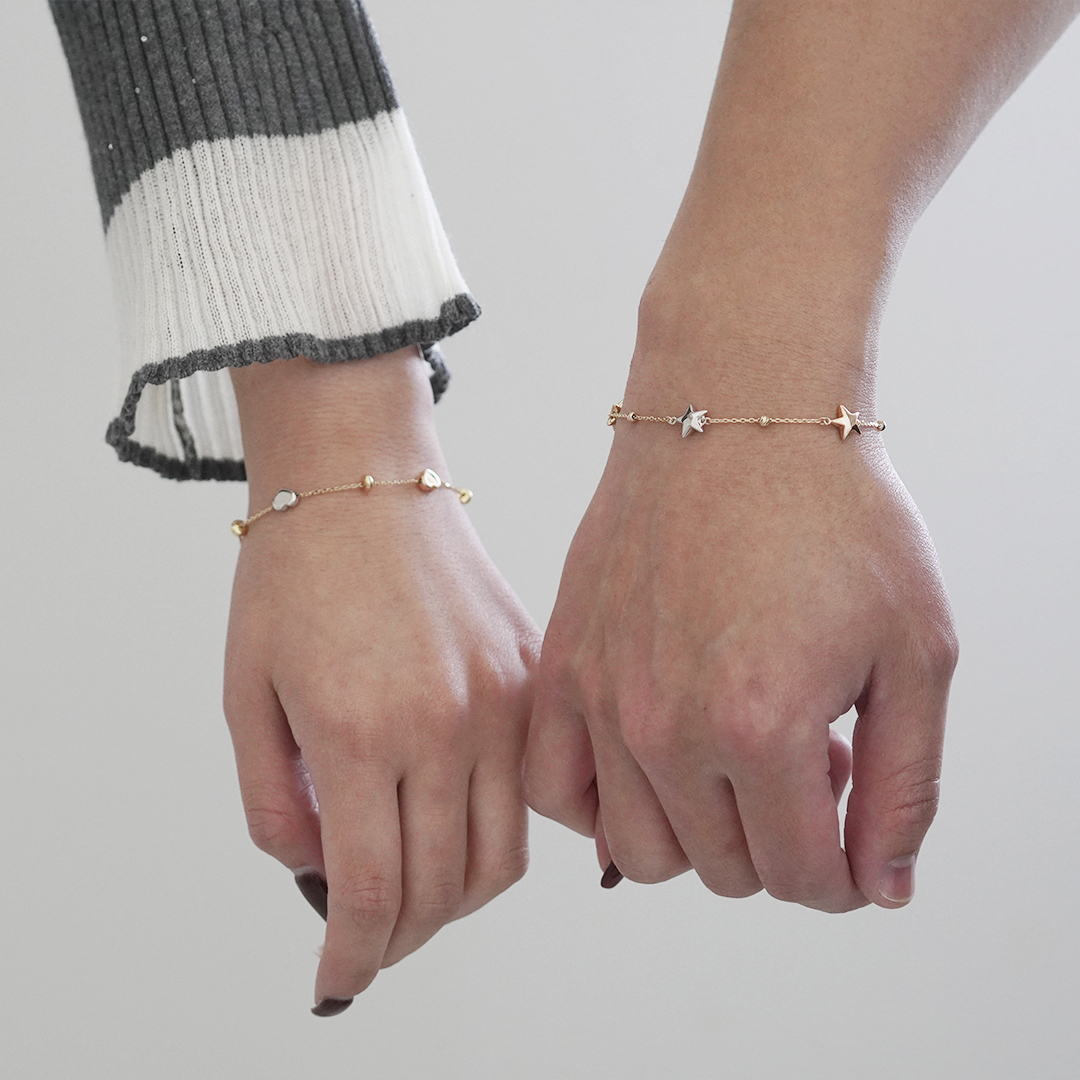 K18 スター モチーフ ブレスレット  B-22