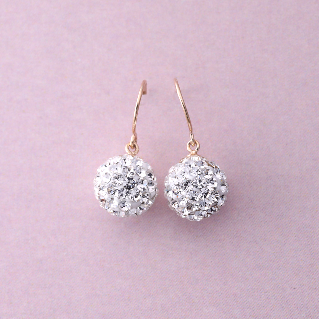 K10YG ミラーボールピアス  P-7