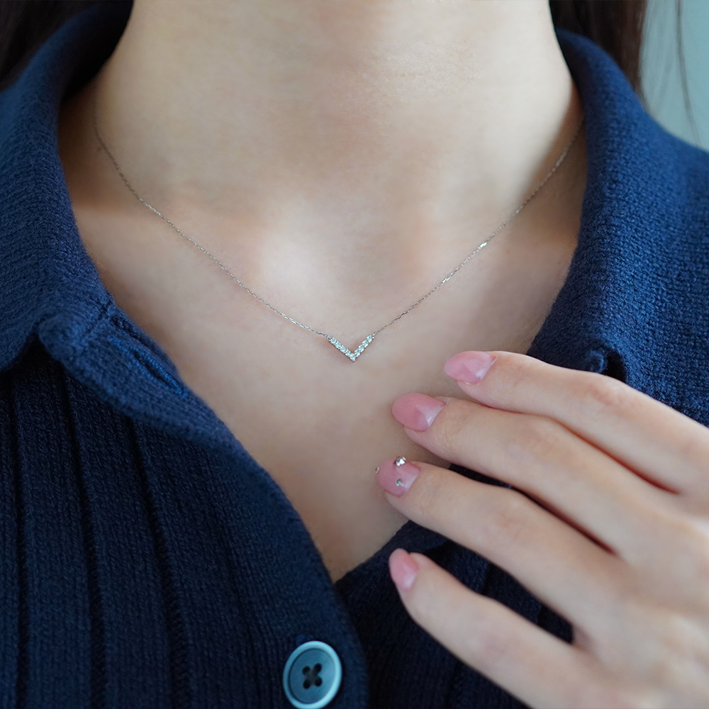 PT900 ダイヤ ネックレス N-69