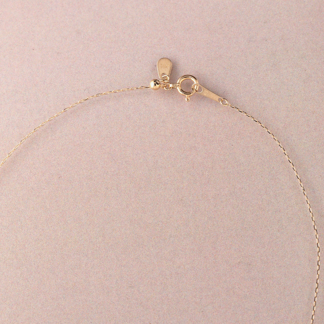 K18 YG サファイア ネックレス N-77