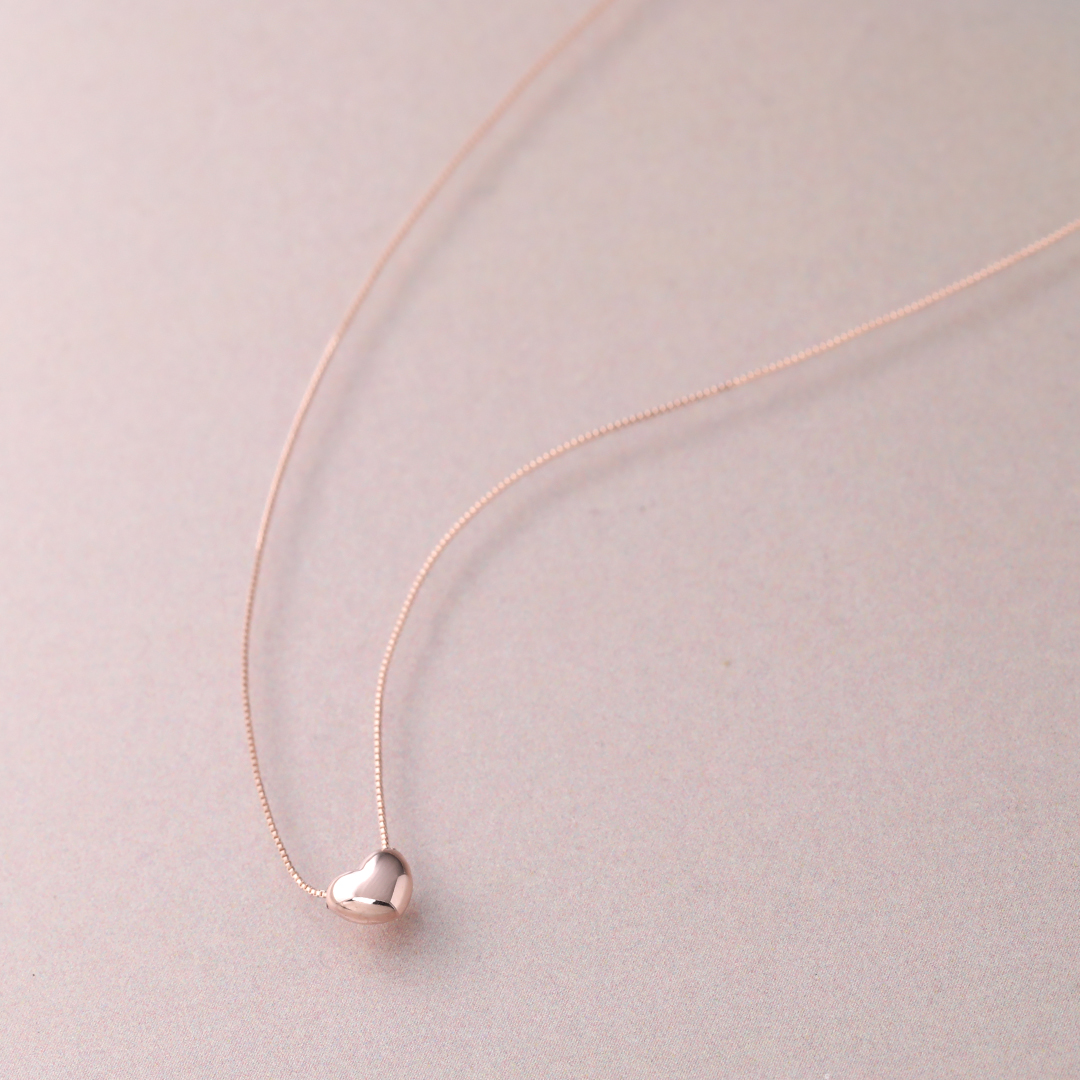 K10 PG ハートモチーフ ネックレス  N-70