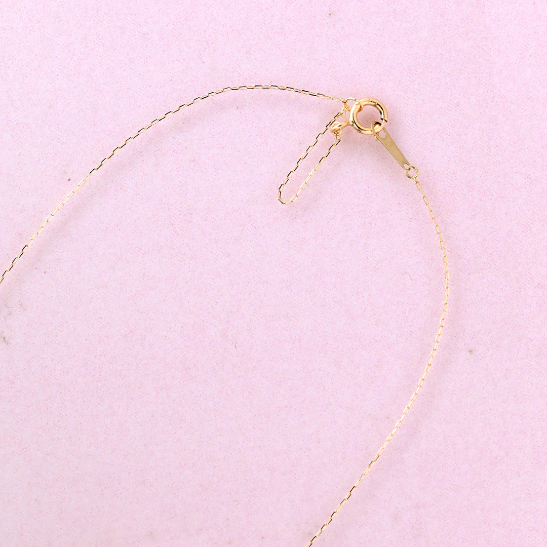 K18 YG ダイヤ ネックレス N-82