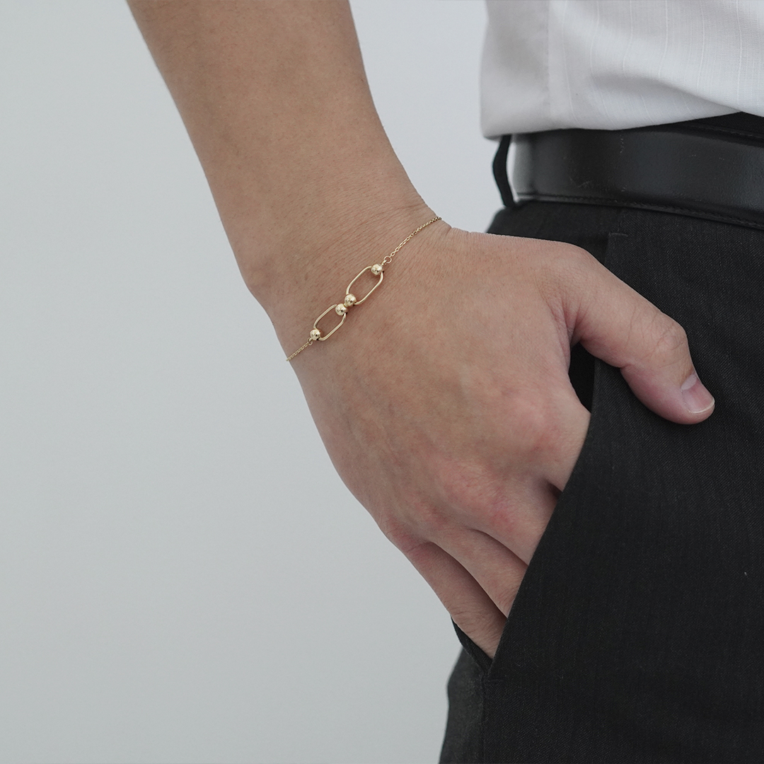 K18 YG ブレスレット  B-24