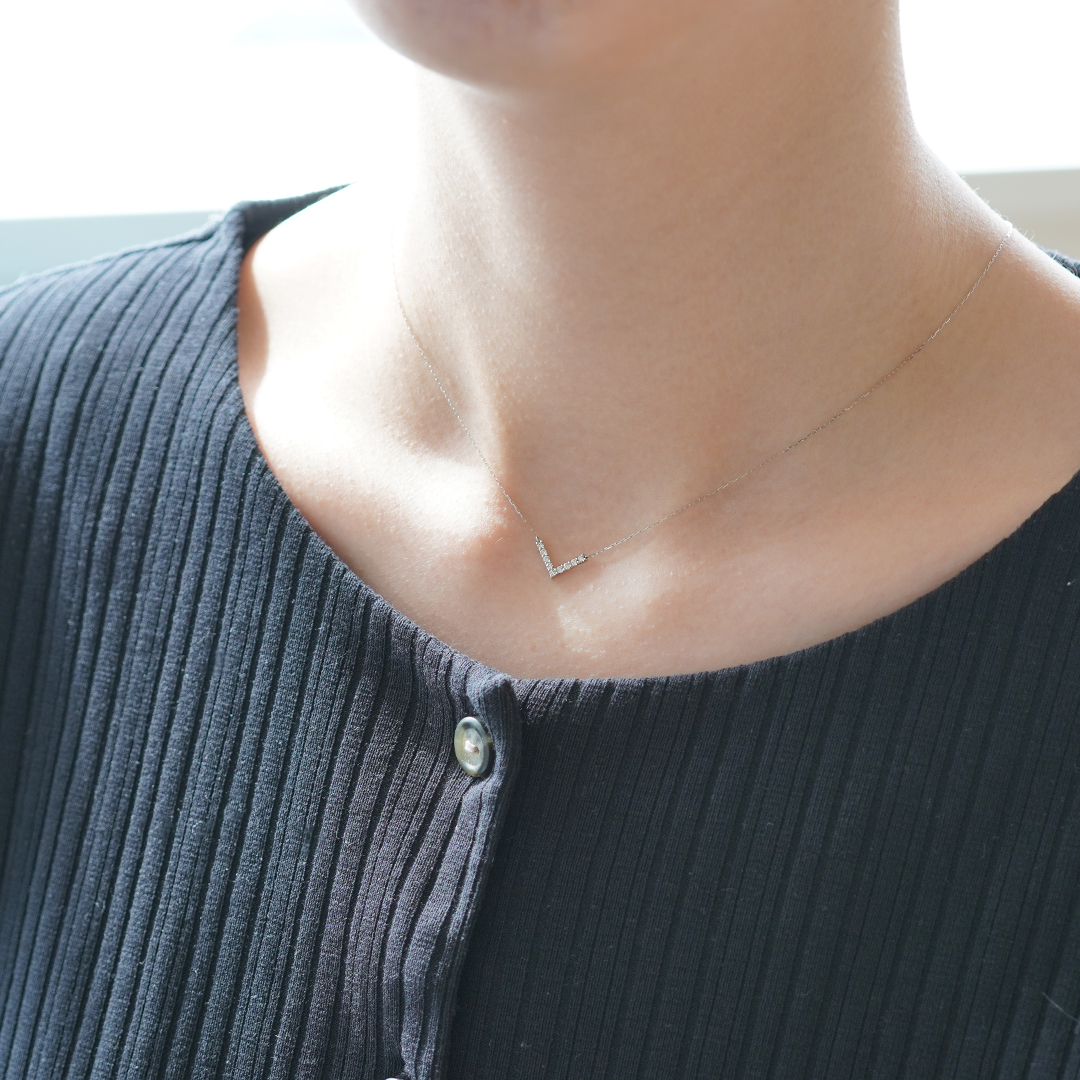 PT900 ダイヤ ネックレス N-69