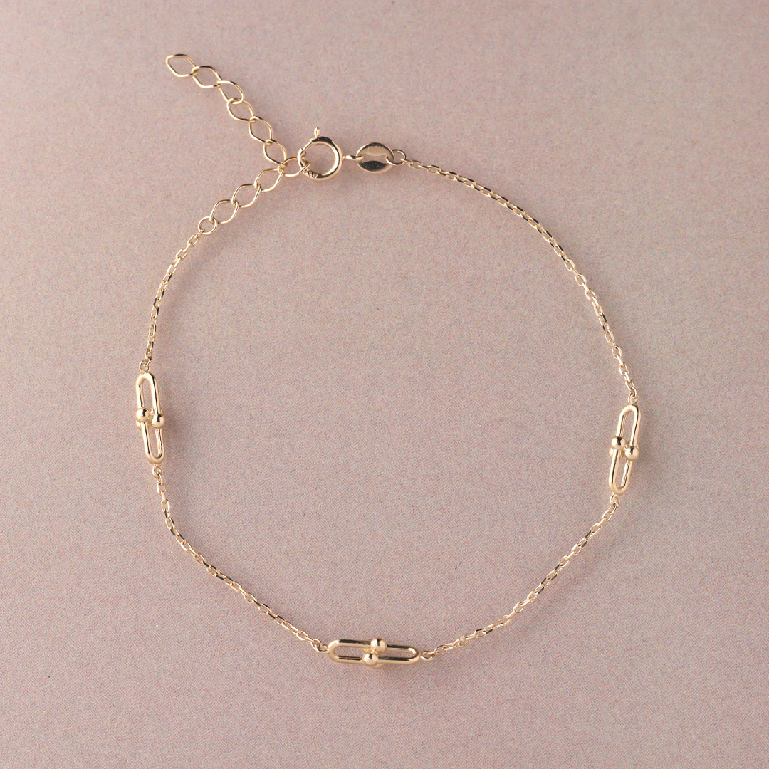 K10 YG ブレスレット  B-68