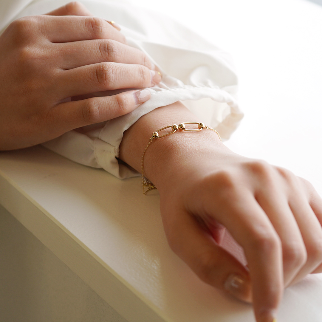 K18 YG ブレスレット  B-24