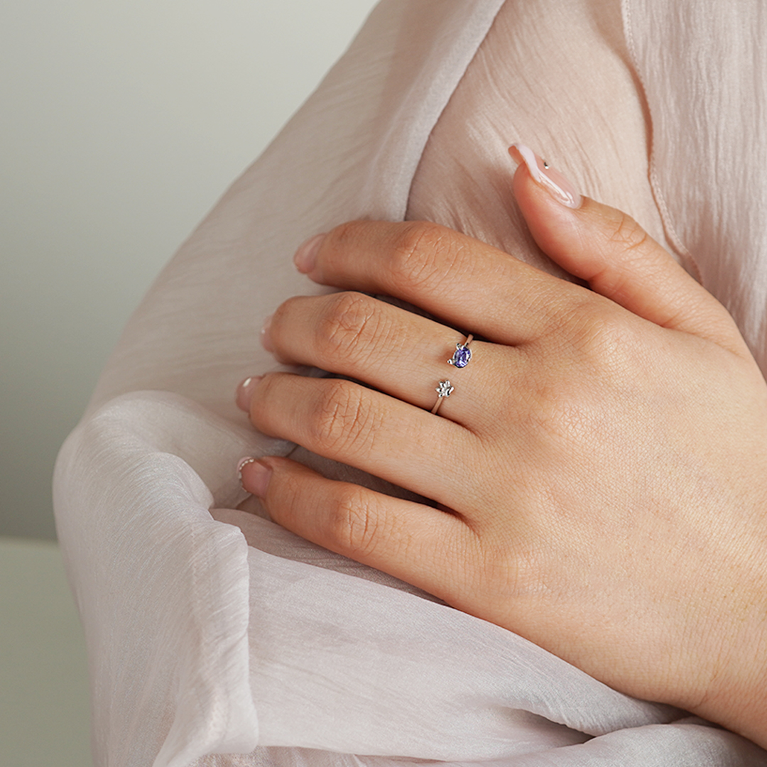 K10 WG タンザナイト リング  R-53