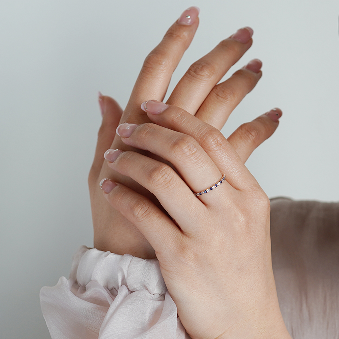 K10 YG サファイア  リング R-46